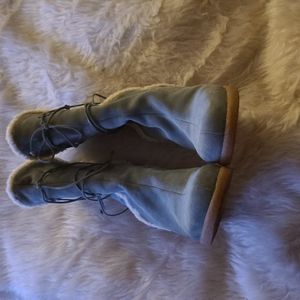 Kors Michael kors Size 9 Mint Green Gummy Tan Wedge Heel